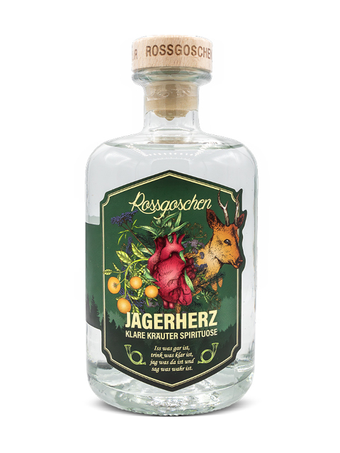Etikettgestaltung - Rossgoschen Jägerherz